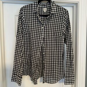 J. Crew Black and White Women’s Shirt